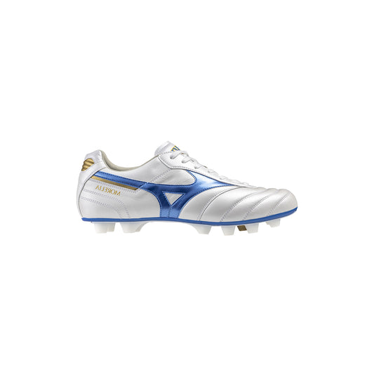 Mizuno Morelia II Elite FG - White/Laser Blue