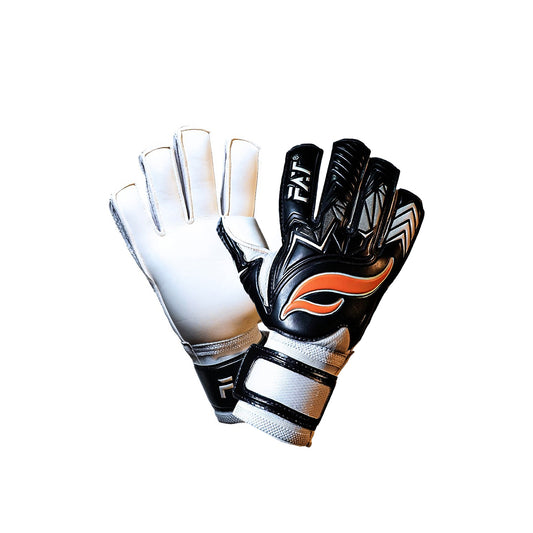 Sarung Tangan Kiper FAT Neo Pro Flat Cut - Black/Orange