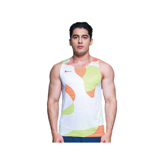 Mills Zenith Running Tank Top Men - White