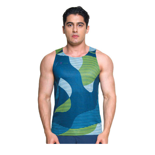 Mills Zenith Running Tank Top Men - Teal