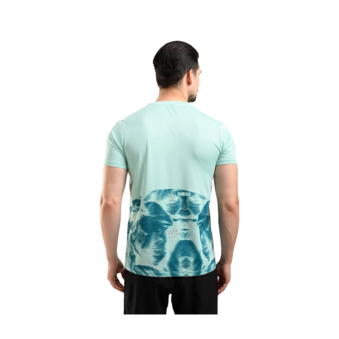 Mills Lauf Running Tee Men - Mint Green