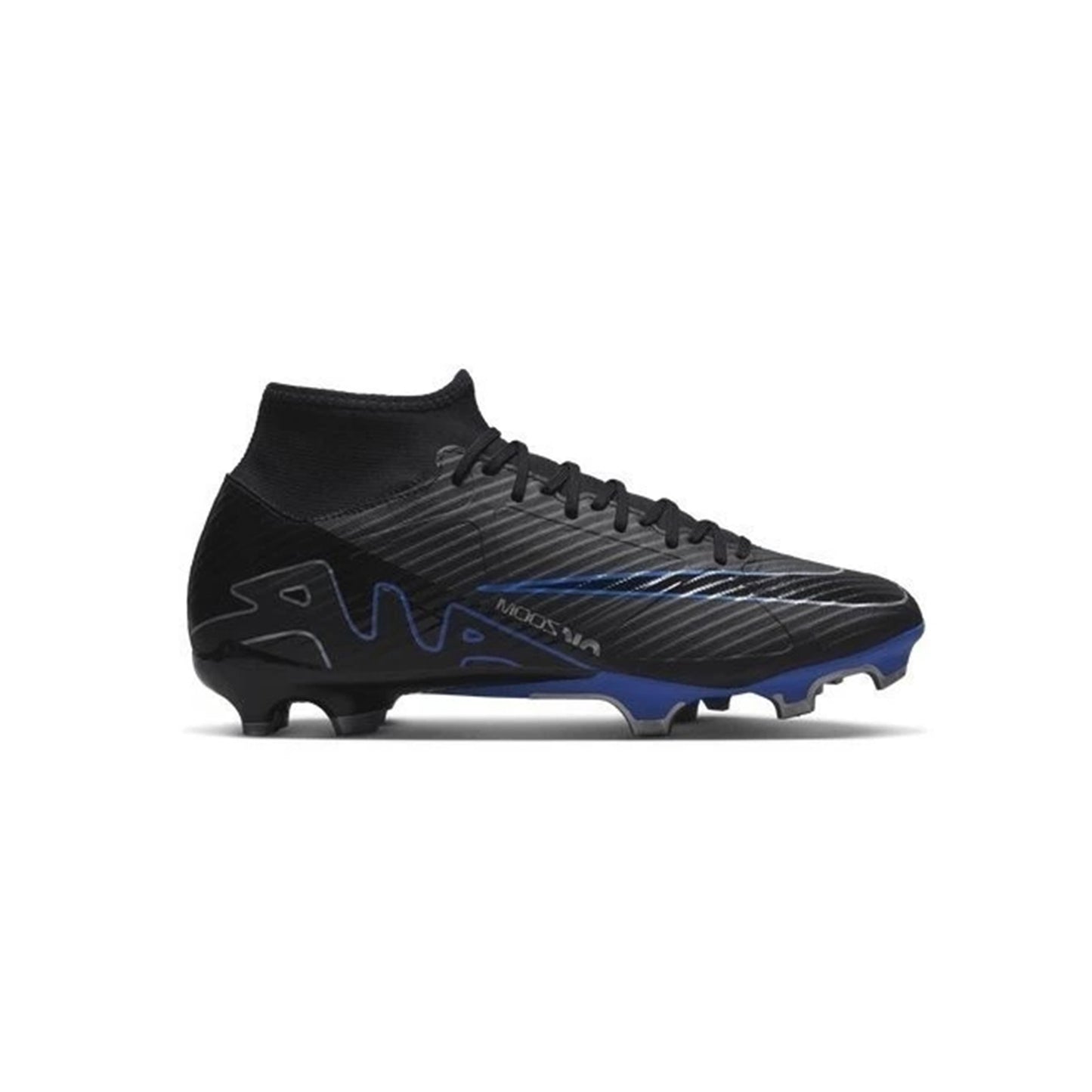 Nike Zoom Superfly 9 Academy FG - Black/Chrome/Hyper Royal