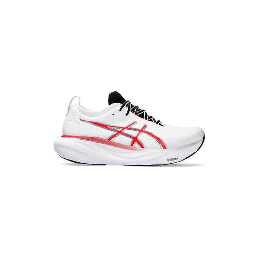 Asics Gel Nimbus 25 Anniversary - White/Classic Red